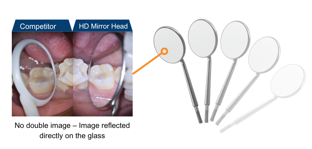 No double image_Image reflected directly on the glass